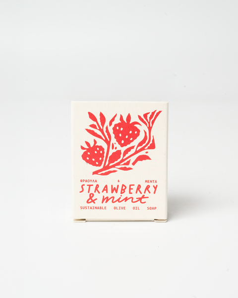 Strawberry & Mint Natural Soap