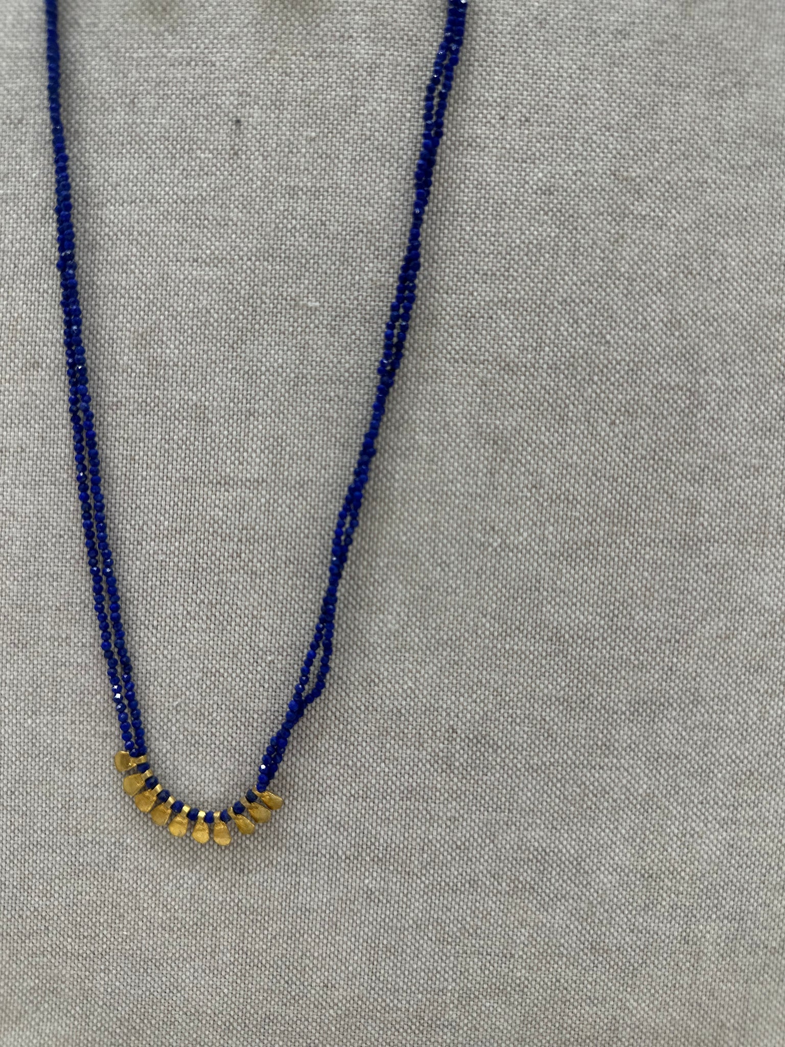 "Girasole" Double Line Short Necklace