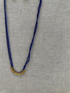 "Girasole" Double Line Short Necklace