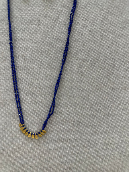 "Girasole" Double Line Short Necklace