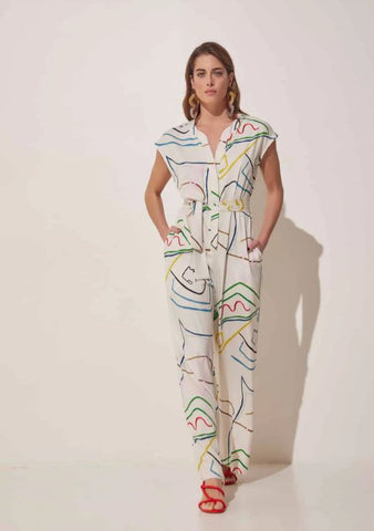 Confidence Printed Jumpsuit