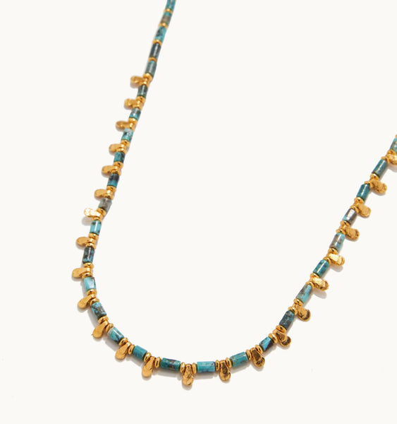 "Nut" Short Gold Plated Necklace