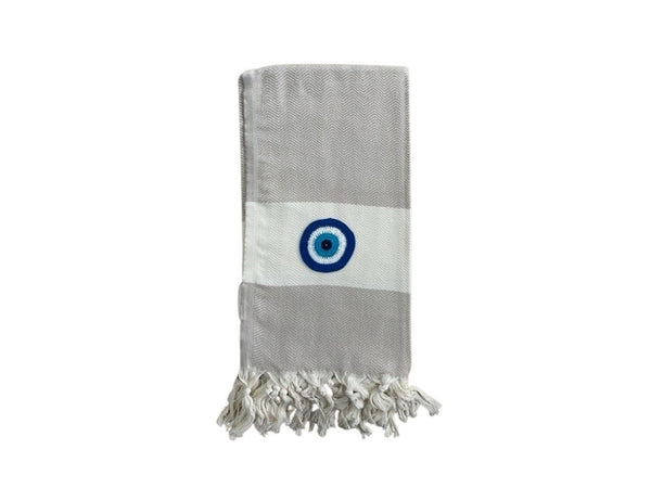 Limnos Motif Eye Beach Towel | Pestemal