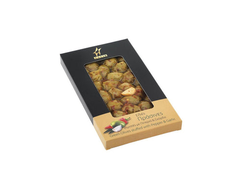 Astir | Green Olives Stuffed with Pepper & Garlic