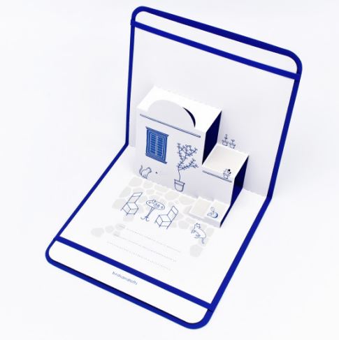 Mykonos Pop - up Card