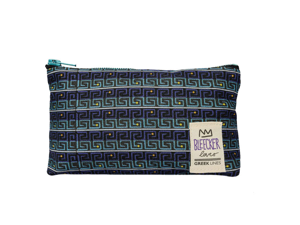 Bleecker X Greek Lines Meander Mini Pouch