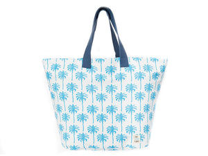 Palm Blue City / Beach Bag
