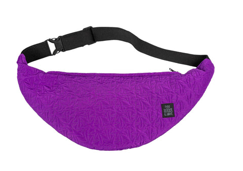 Palm Tree Purple Belt Bag