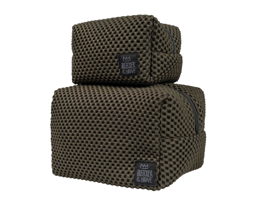 Shaka Khaki Cosmetic Pouch