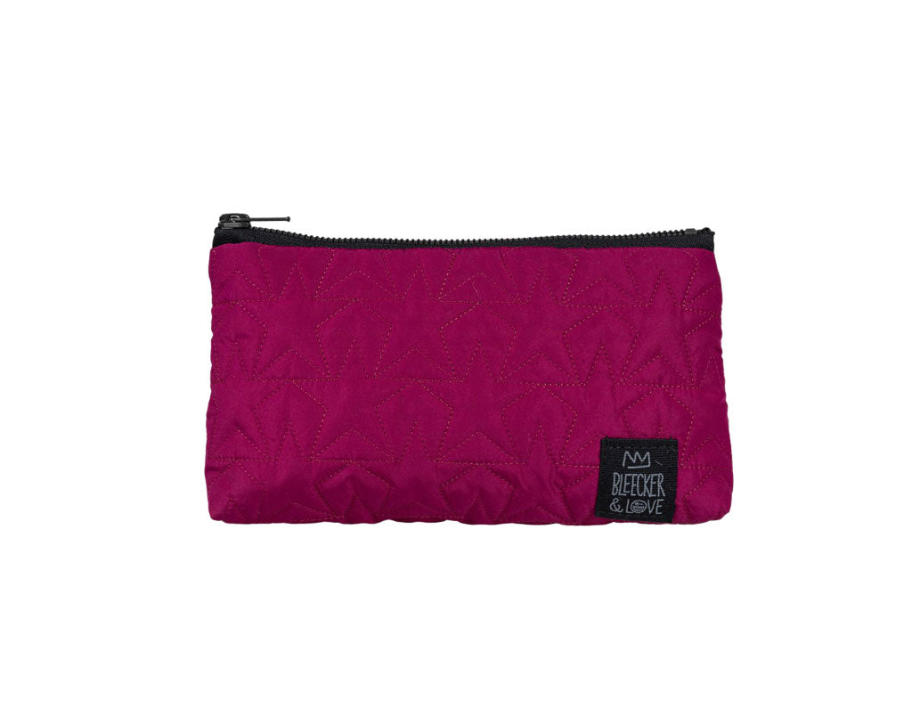 Stars Burgundy Mini Pouch
