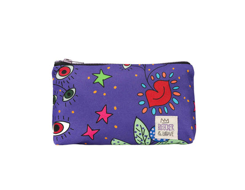 Tropadelic Mauve Mini Pouch