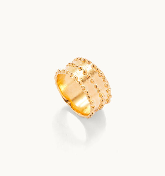 "Bold" Gold Plated Ring