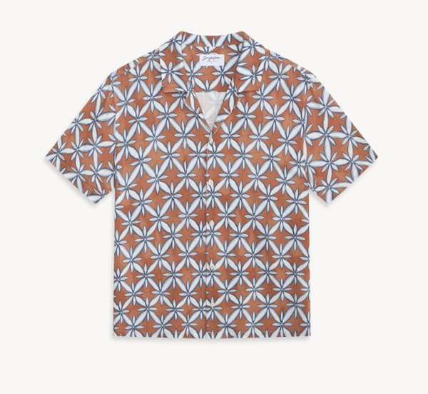 Flora Short Sleeve Print Shirt