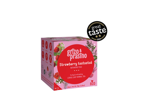 Grizo & Prasino | Strawberry Tsatsatsa Leaf Bio Herbal Tea