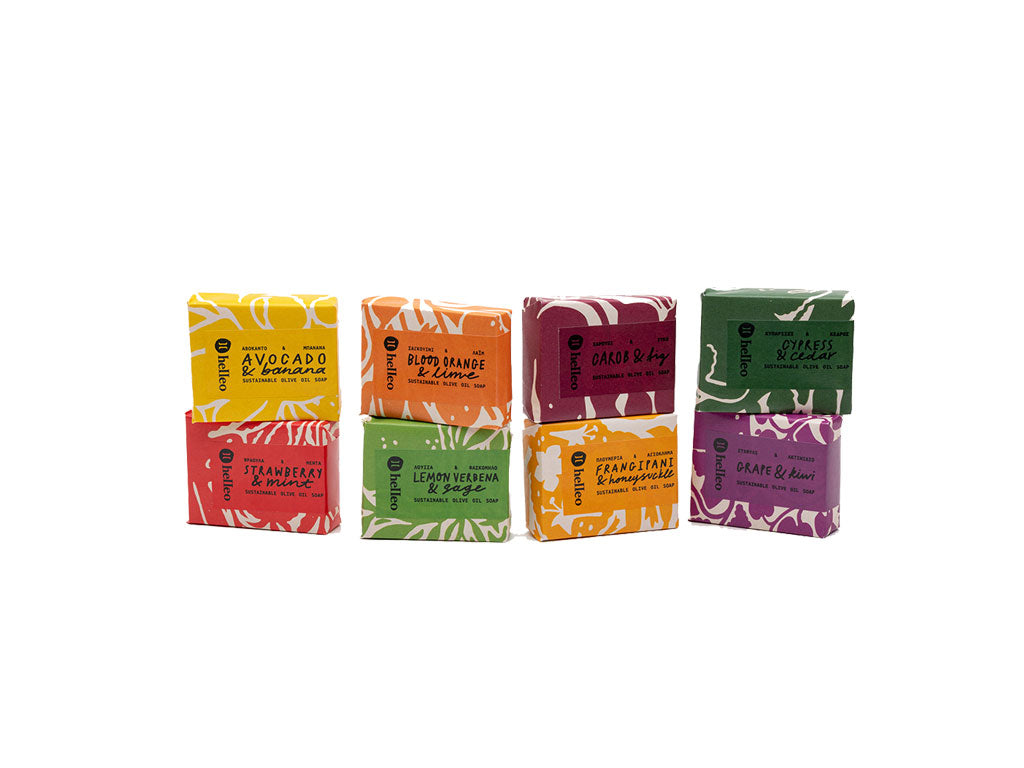 Mini natural soaps 8-pack