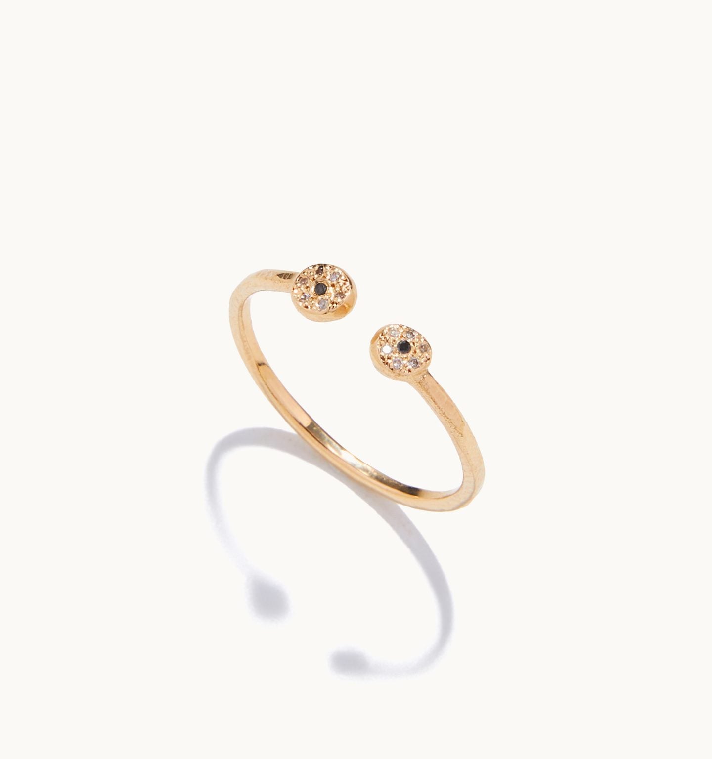 "Horizon" Open Gold Plated Ring