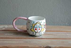 Ceramic Mug Girl - Colorful Collection