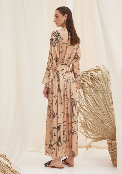 Ariadne Button Down Maxi Dress - New Merit