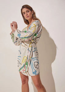 Affection Mini Wrap Dress