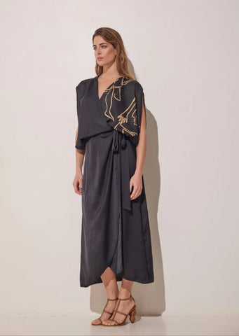 Avenoir Wrap Midi Dress