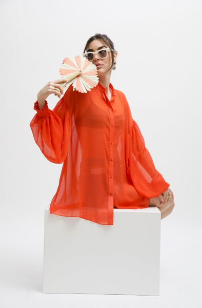 Eros Shirt Silk Chiffon