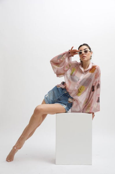 Eros Shirt Silk Chiffon