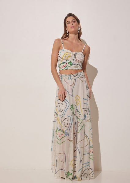 Estia Maxi Skirt Printed