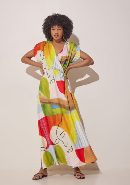 Serenity Maxi Wrap Dress