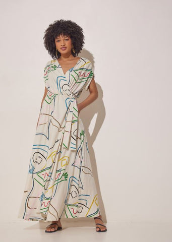 Serenity Maxi Wrap Dress