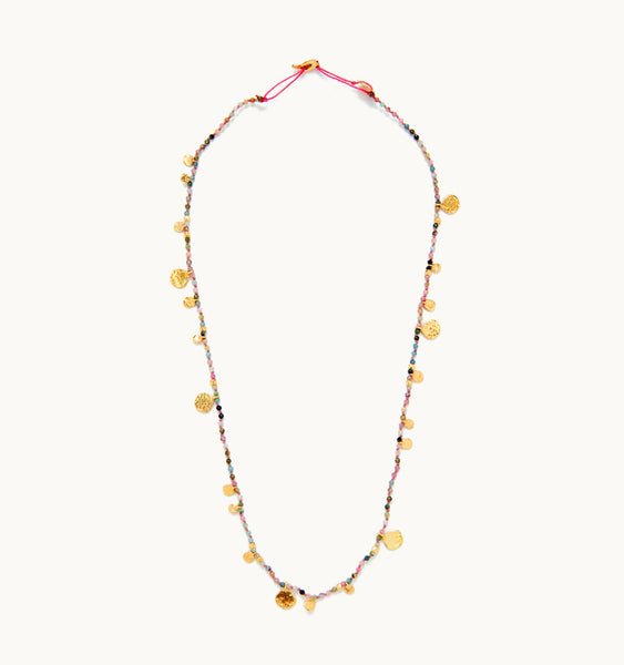 "Smarties" Short Gold Plated Necklaces