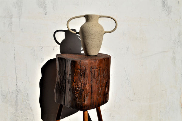 Amphora Ceramic Beige Vessel Natural Texture