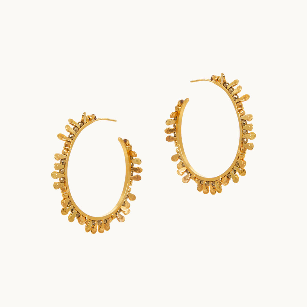 "Girasole" Gold Plated Earrings