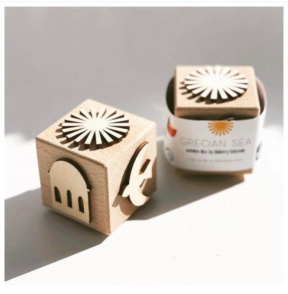 Grecian Sea Wooden Dice Stamp (for kids)