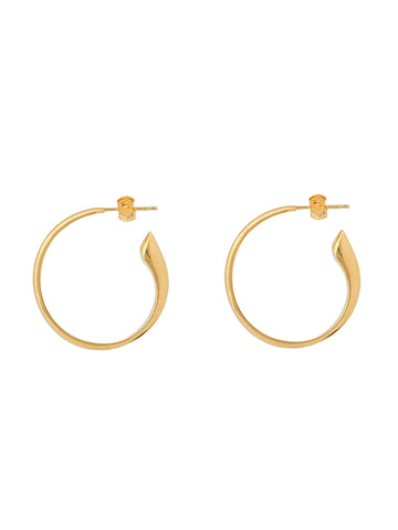 Flame Hoops Earrings