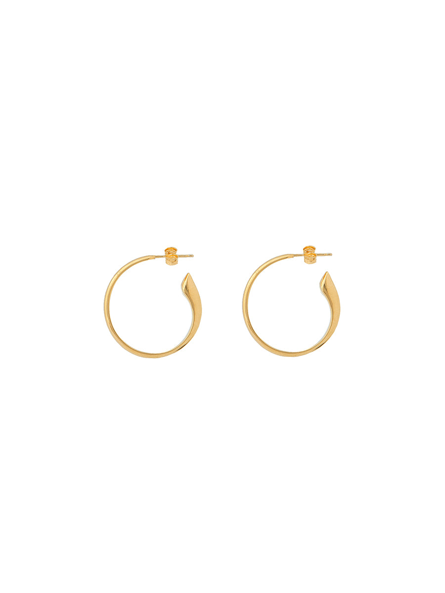 Flame Hoops Earrings