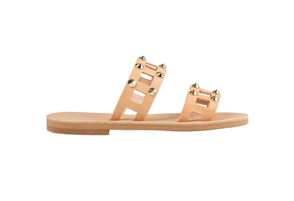 Red Beach Santorini Platinum - Alessandra Sandals