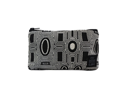 Maze Black Mini Pouch