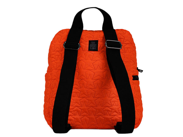 Stars Neon Orange Backpack