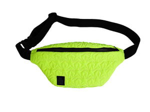 Stars Neon Yellow Belt Bag