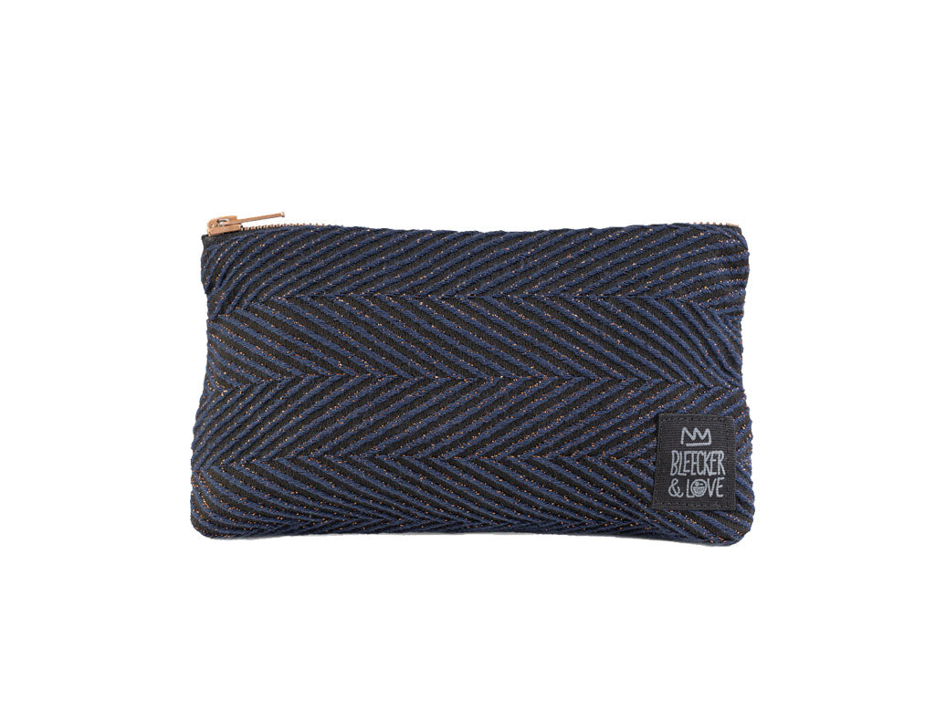 Shine Blue Mini Pouch