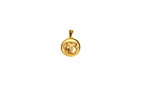 Athena Ancient Coin Pendant