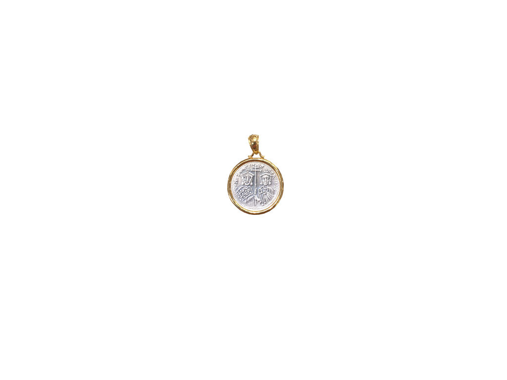 Constantinato Byzantine Silver & Gold Pendant | medium