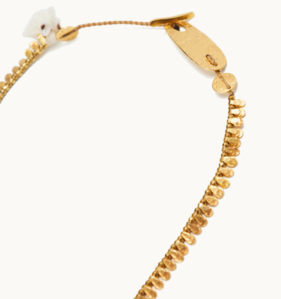 "Girasole" Short Gold Plated Chain Necklace