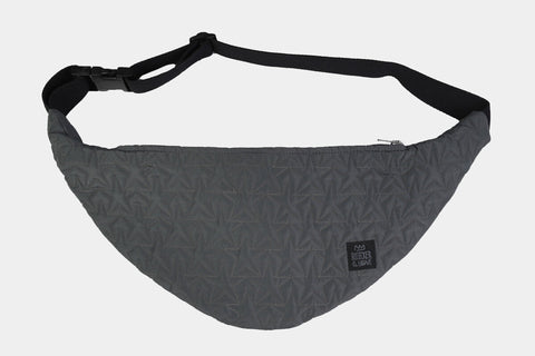 Stars Grey Belt Bag