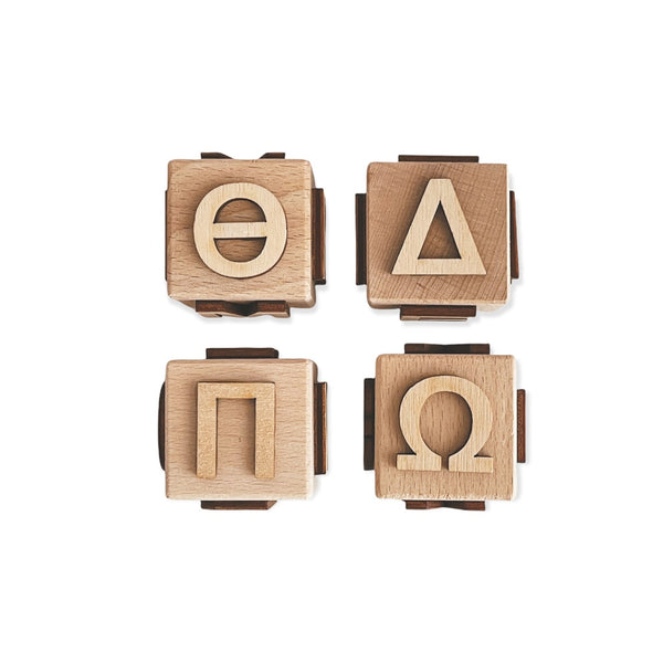 Greek Alphabet Dice (for kids)