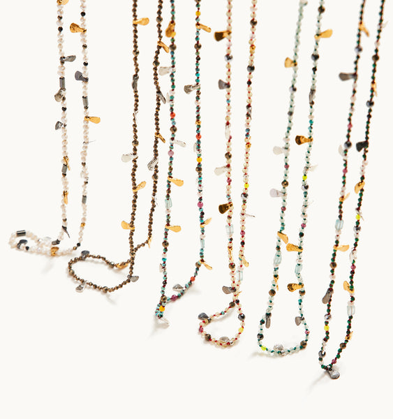 "Girasole" Short Stone Necklaces