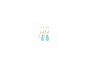 Gemstone Teardrop Dangle Earrings
