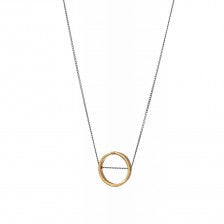 Geometrical Elements GOLD | Black Chain