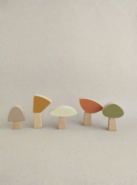 Magnetic mushrooms play set